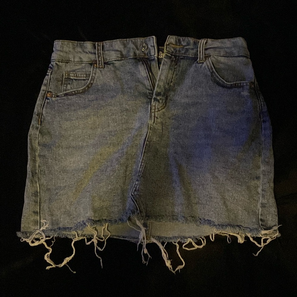 Wild fable Jean skirt